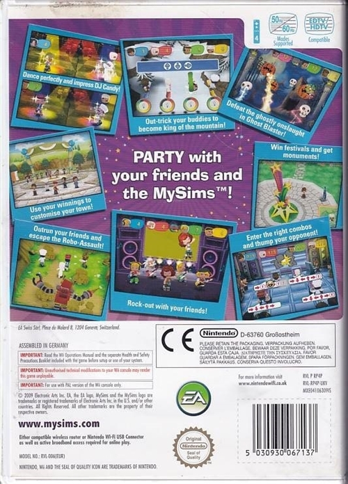 MySims Party - Wii (B Grade) (Genbrug)